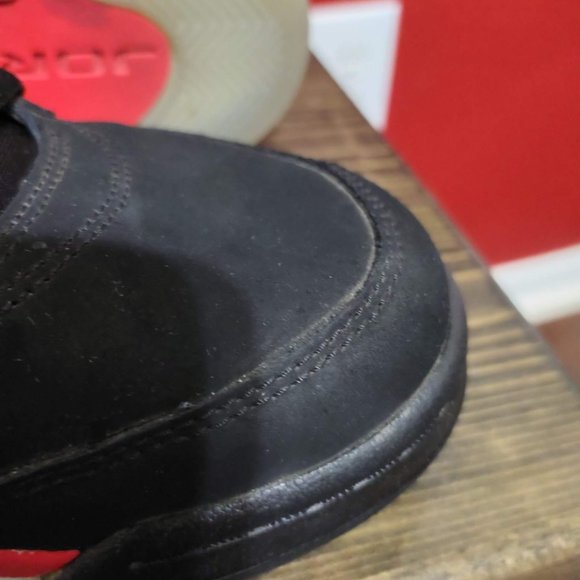 (size 7) Nike Air Jordan 5 Retro Top 3 Black Purple 23 Red - Picture 8 of 8